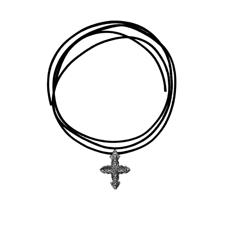 Leather Necklace "Akhtala"