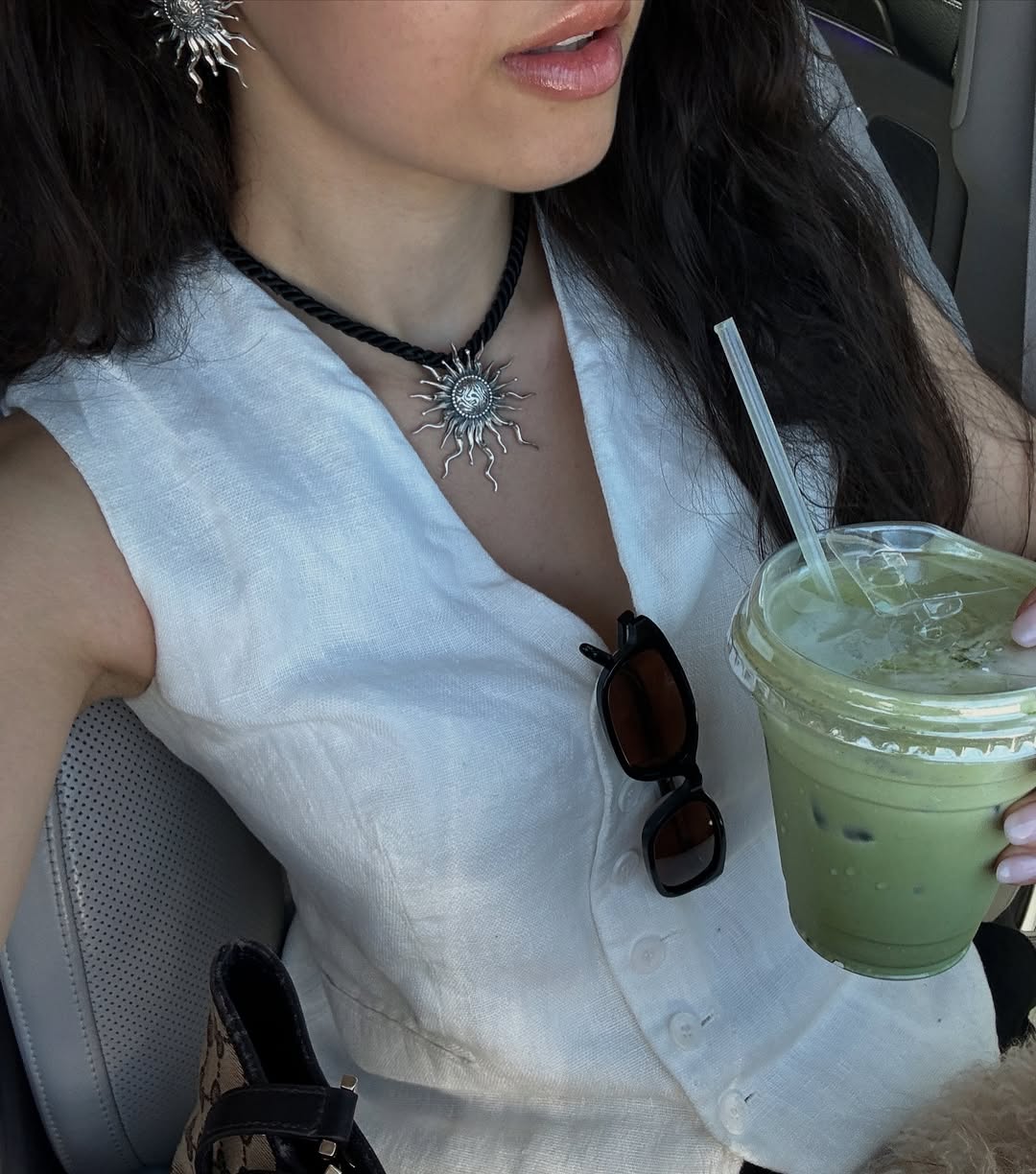 Necklace “Arev” (Black)