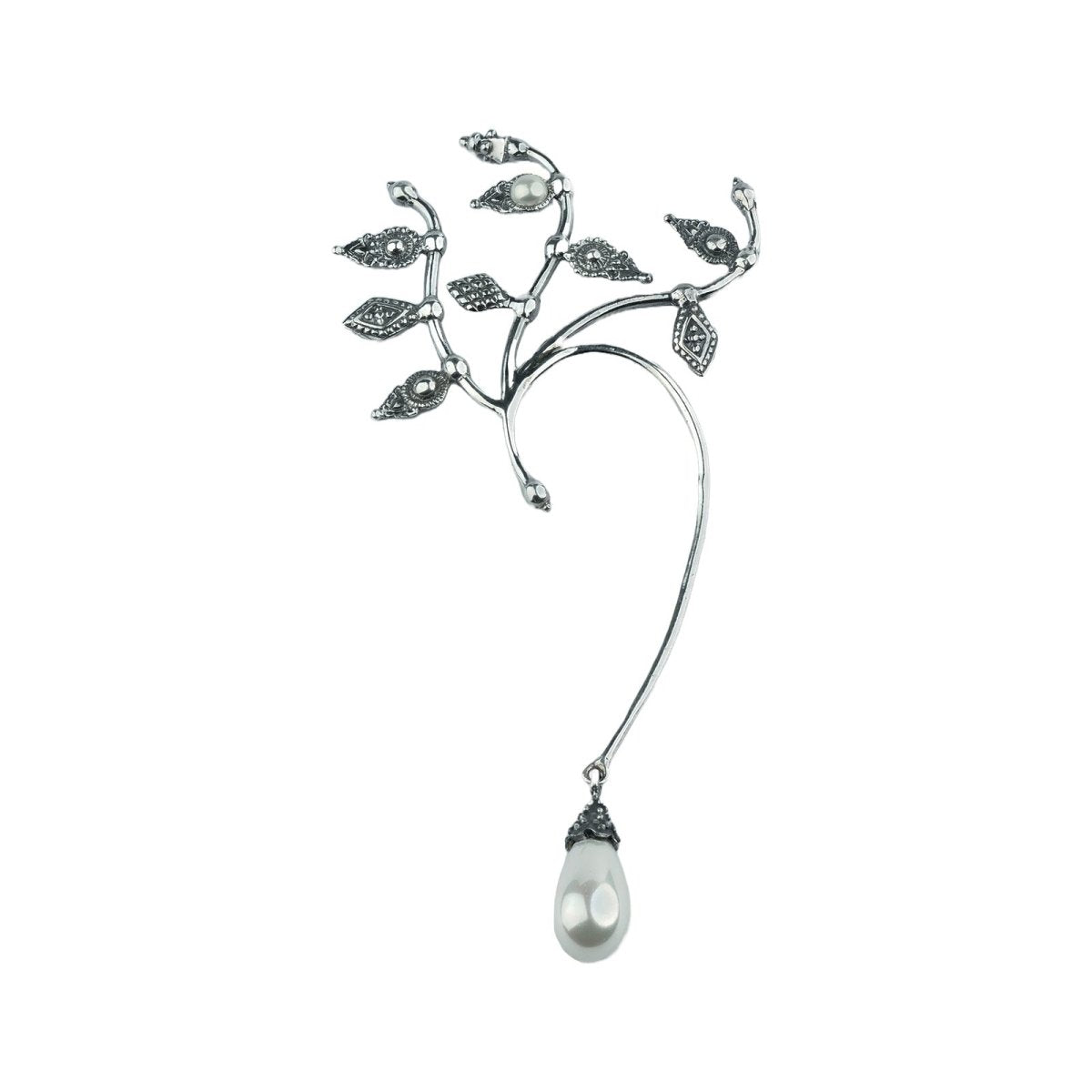 Silver Ear Cuff Tree of Life | Pregomesh