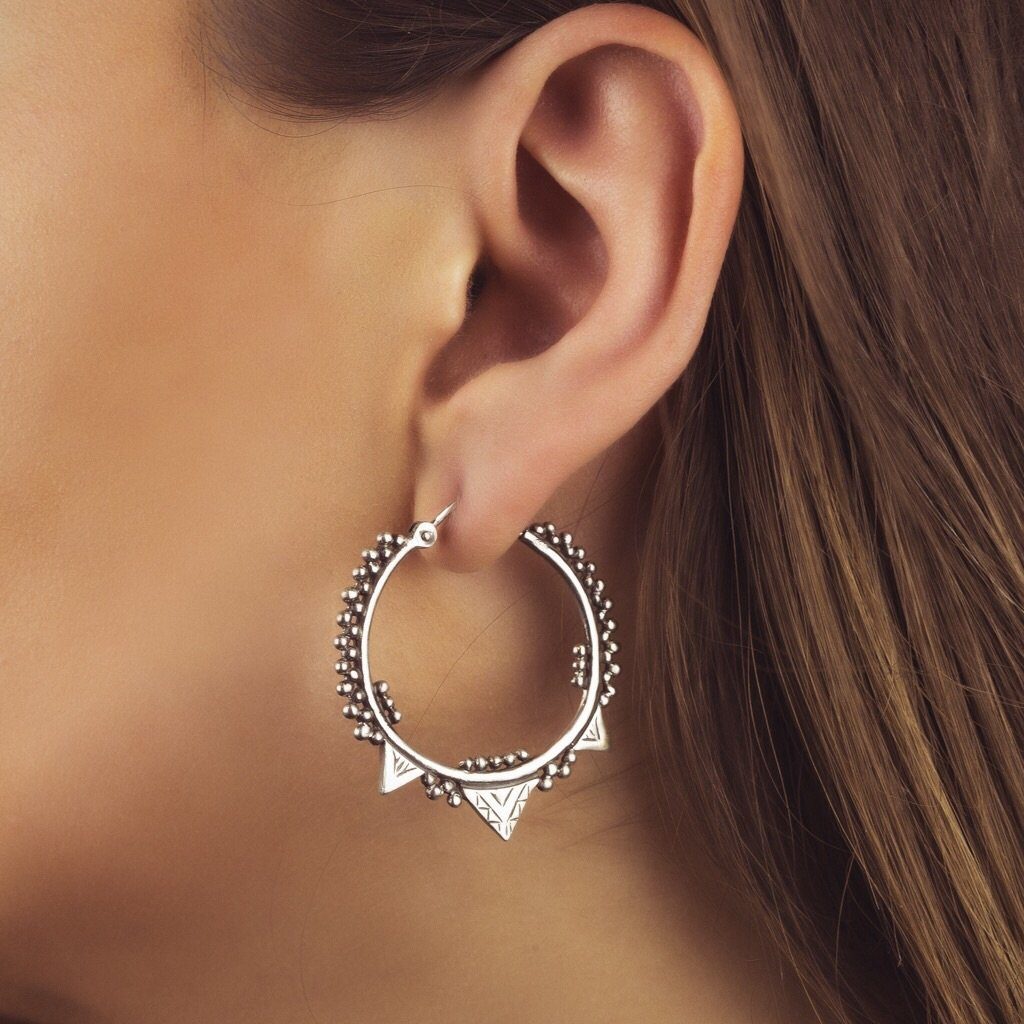 Hoop earrings “Siunia” - Pregomesh