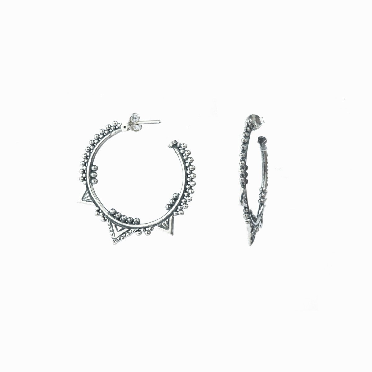 Hoop earrings “Siunia” - Pregomesh
