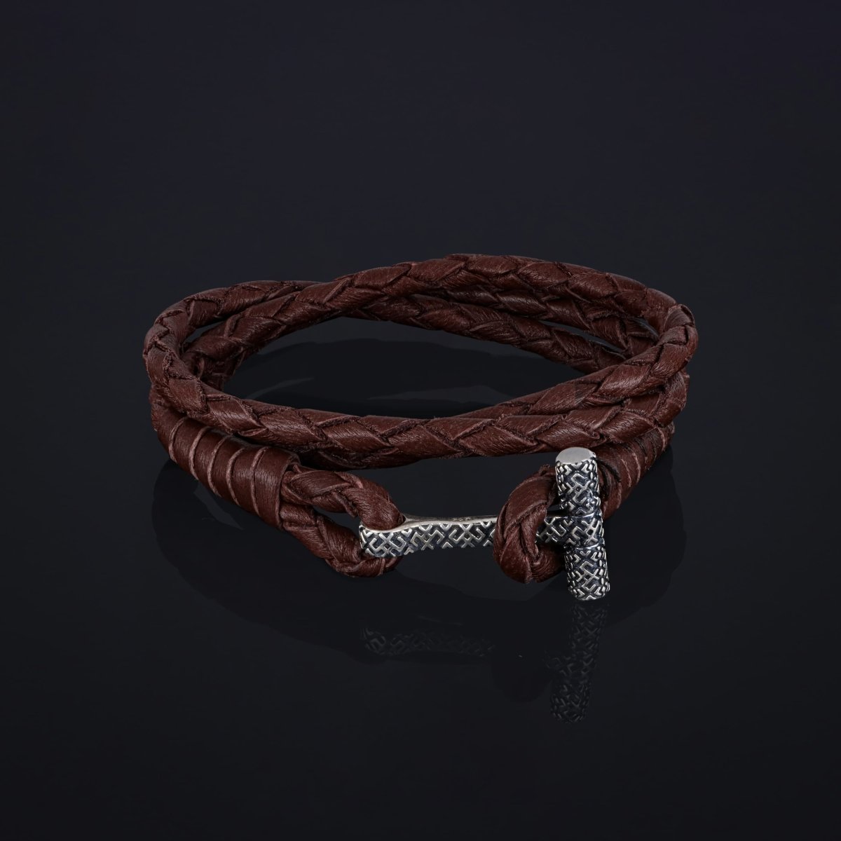 Layered Leather Bracelet 