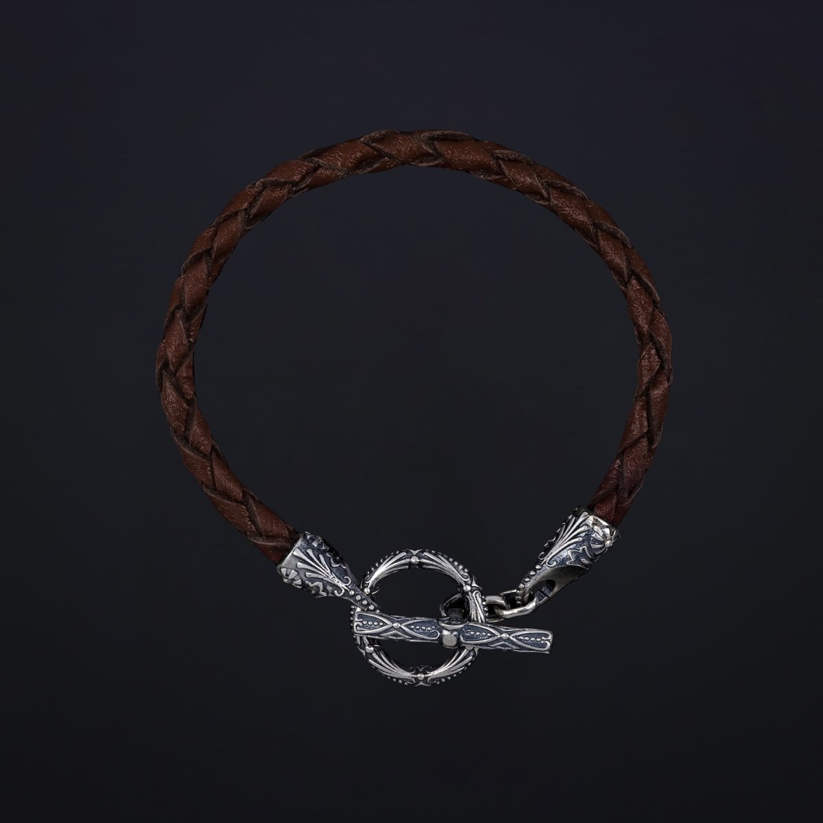 Leather Bracelet "Hrapar" - Pregomesh