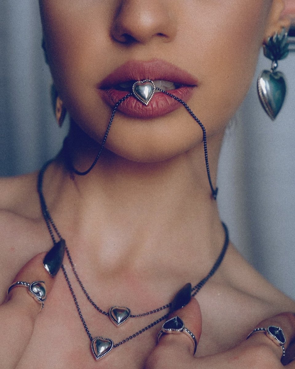 Necklace “Puffy Heart” - Pregomesh