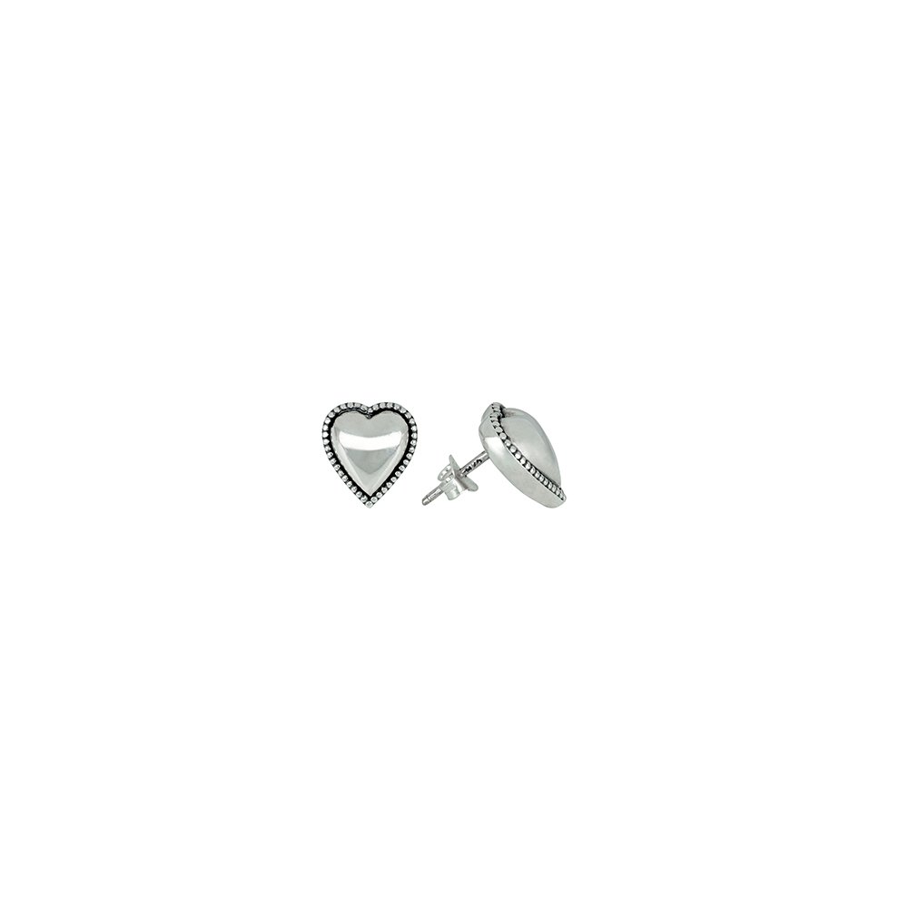 Pin Earrings “Puffy Heart” - Pregomesh